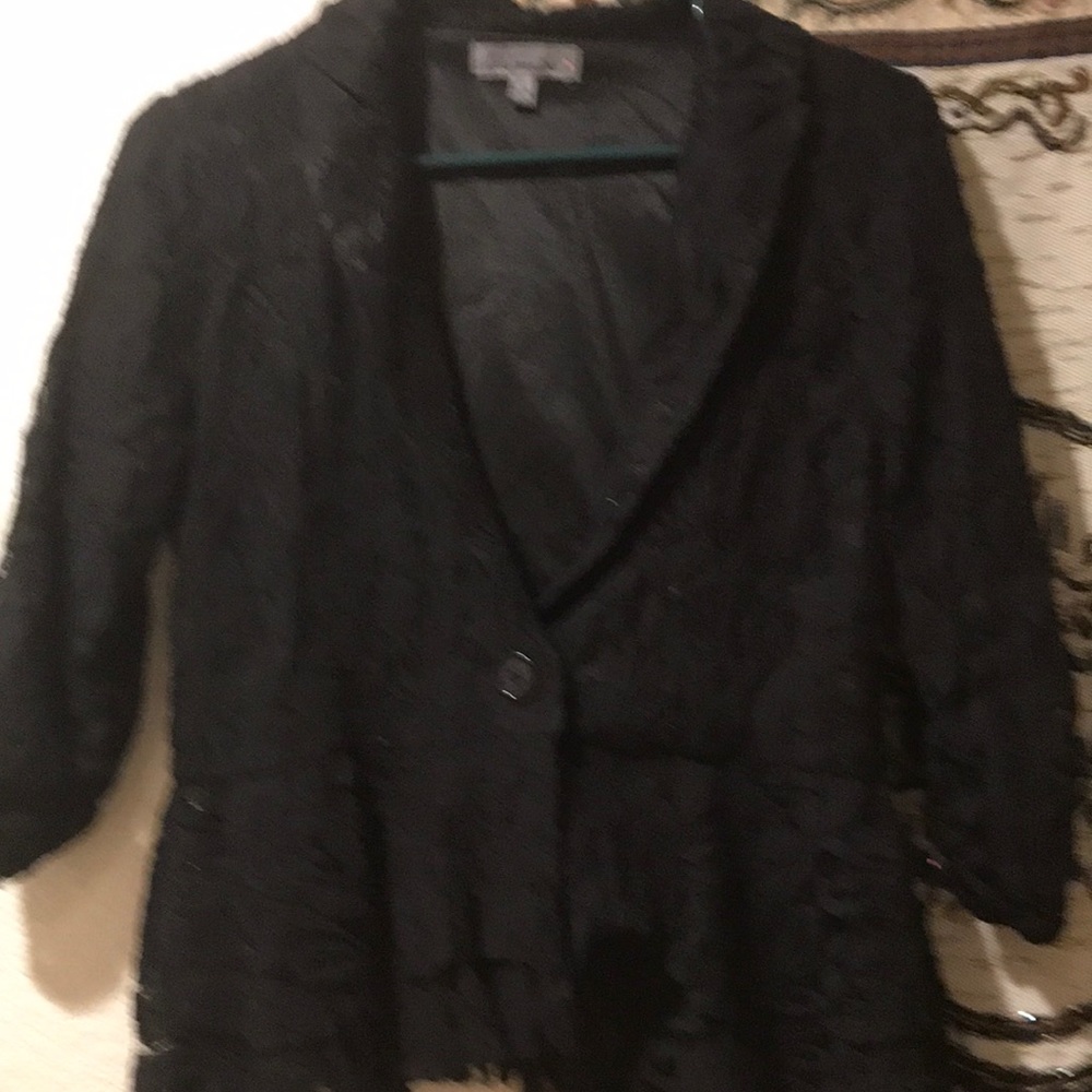 A lace blouse